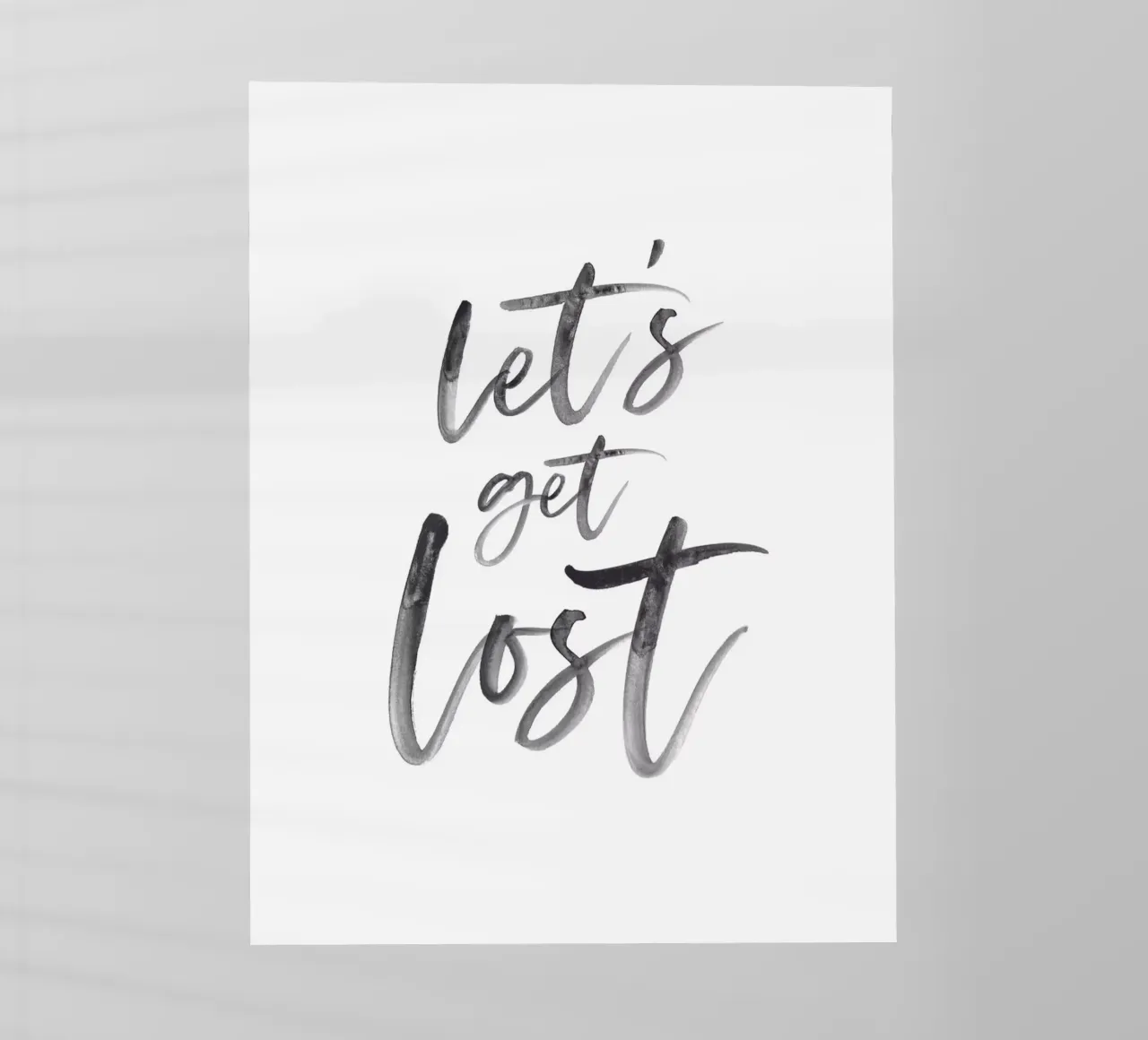 Let's Get Lost - Adventure Typography backlit film by Whole©