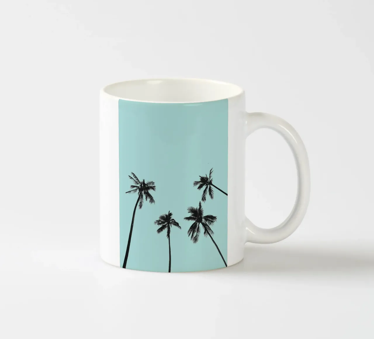 Palm trees ceramic mug by andreas12