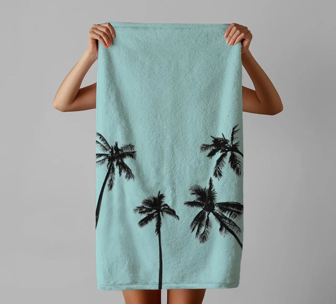 Palm trees towel by andreas12