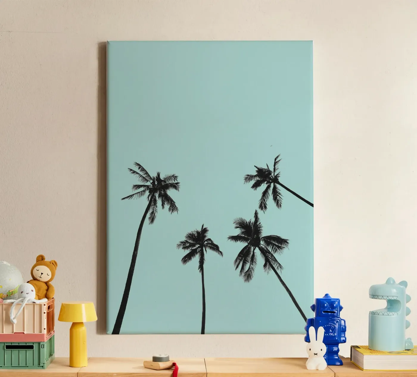 Palm trees canvas by andreas12