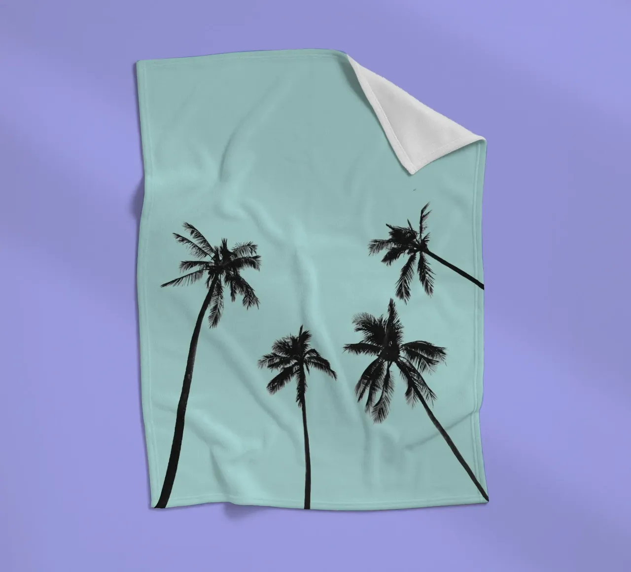 Palm trees Fleecedecke von andreas12
