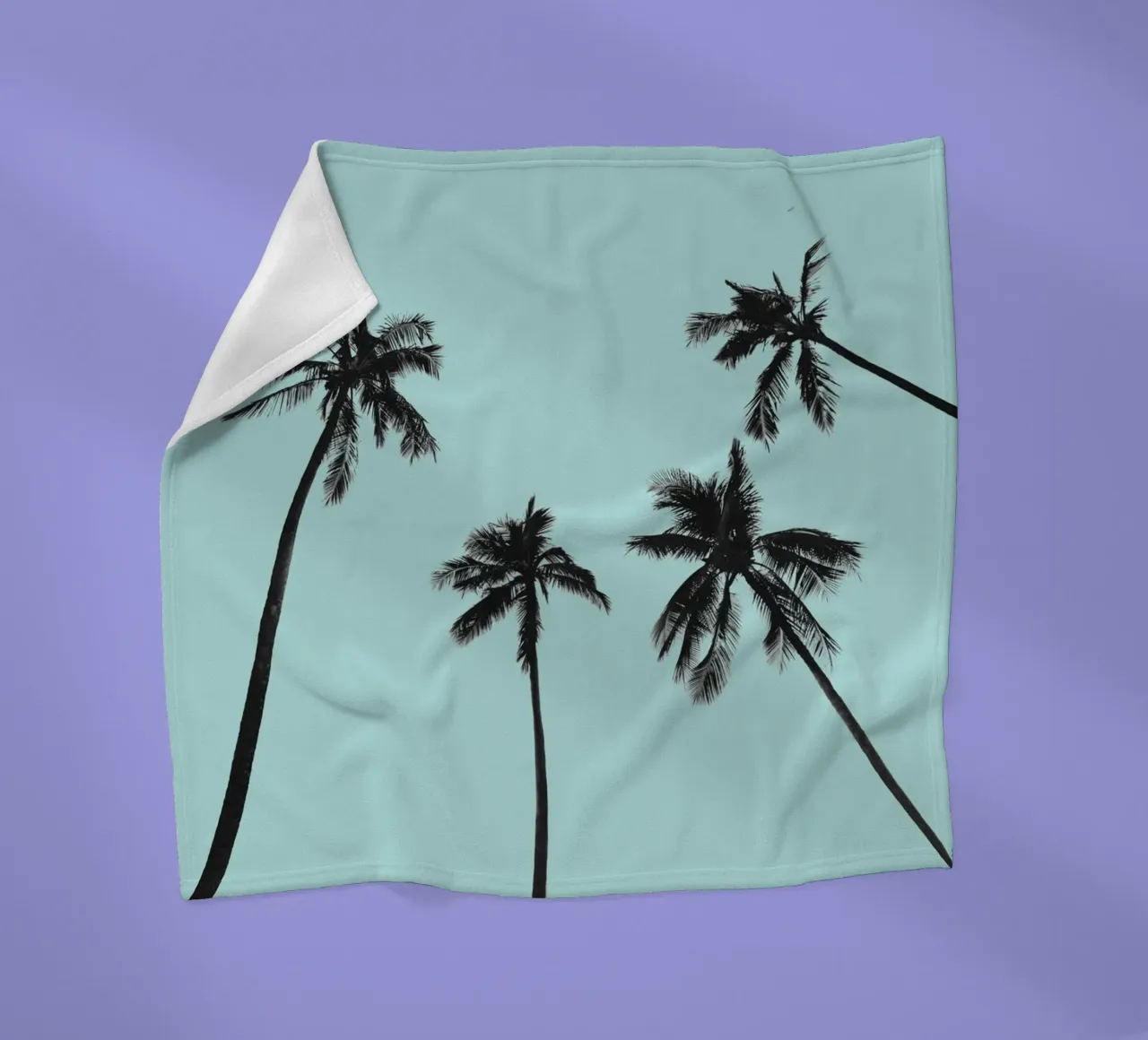 Palm trees Fleecedecke von andreas12