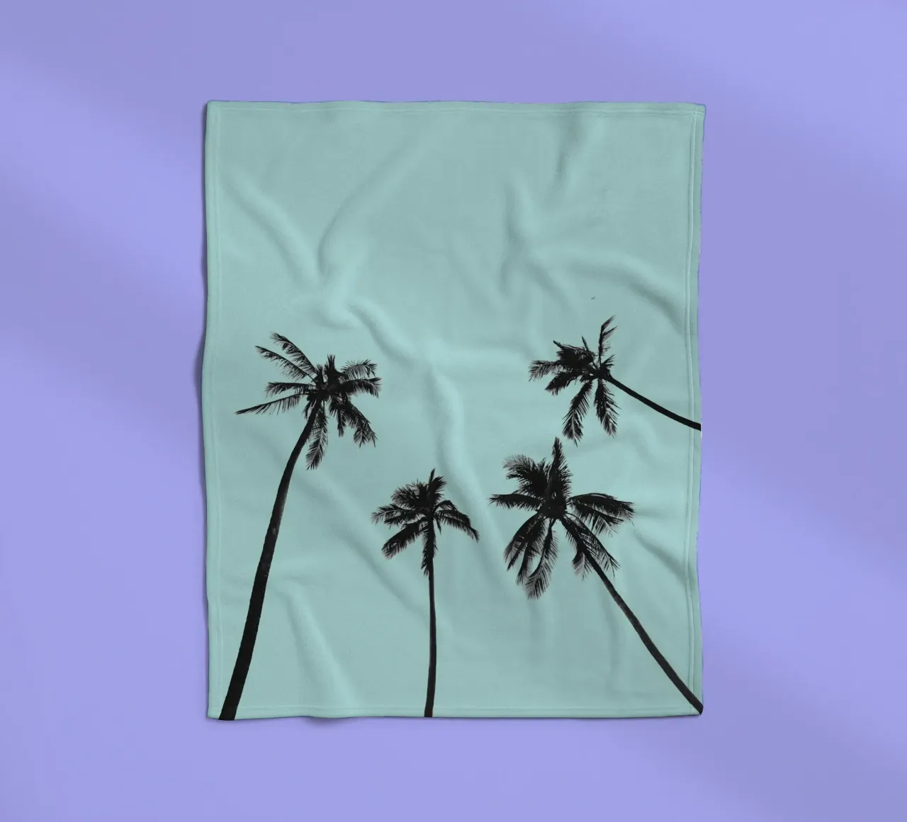 Palm trees Fleecedecke von andreas12
