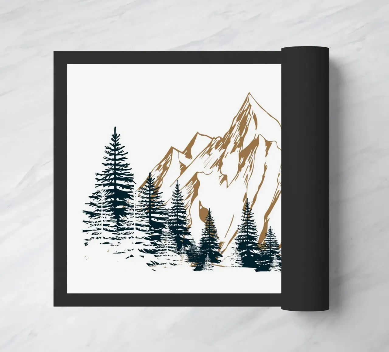 Mountain doormat by andreas12