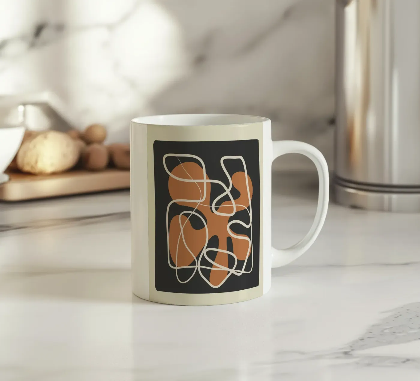 Spatial elegance Keramik Tasse von andreas12