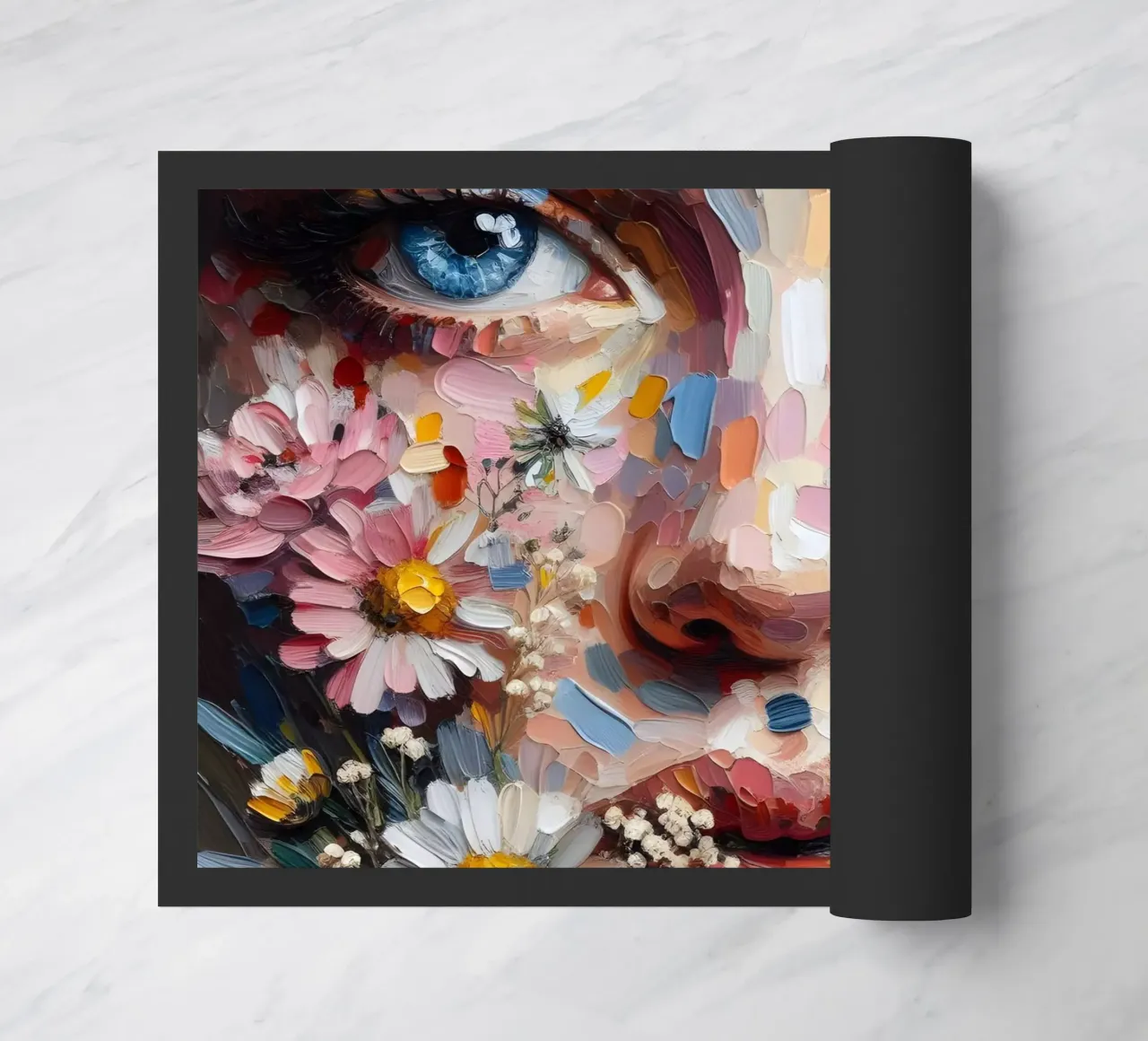 RITRATTO DI FIORI SELVATICI zerbino da ARTOMATIC