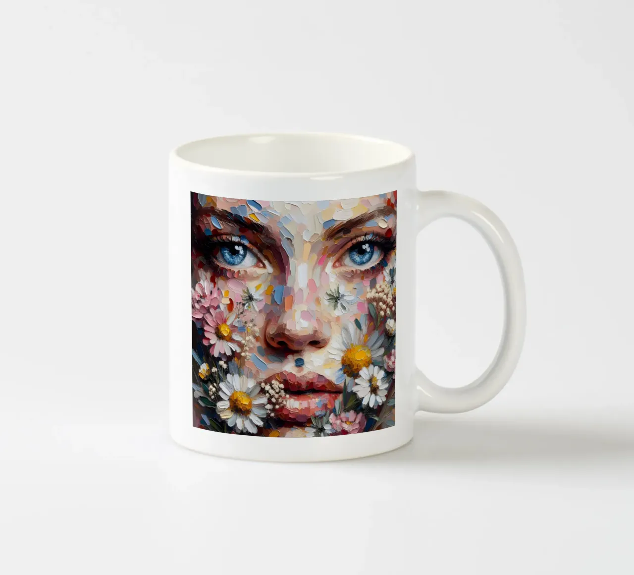 RITRATTO DI FIORI SELVATICI tazza in ceramica da ARTOMATIC