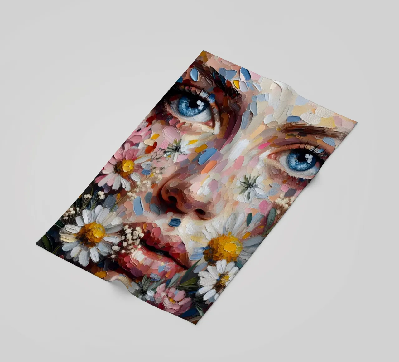 RITRATTO DI FIORI SELVATICI telo mare da ARTOMATIC