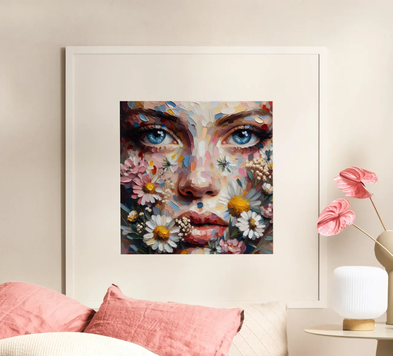 RITRATTO DI FIORI SELVATICI poster da ARTOMATIC