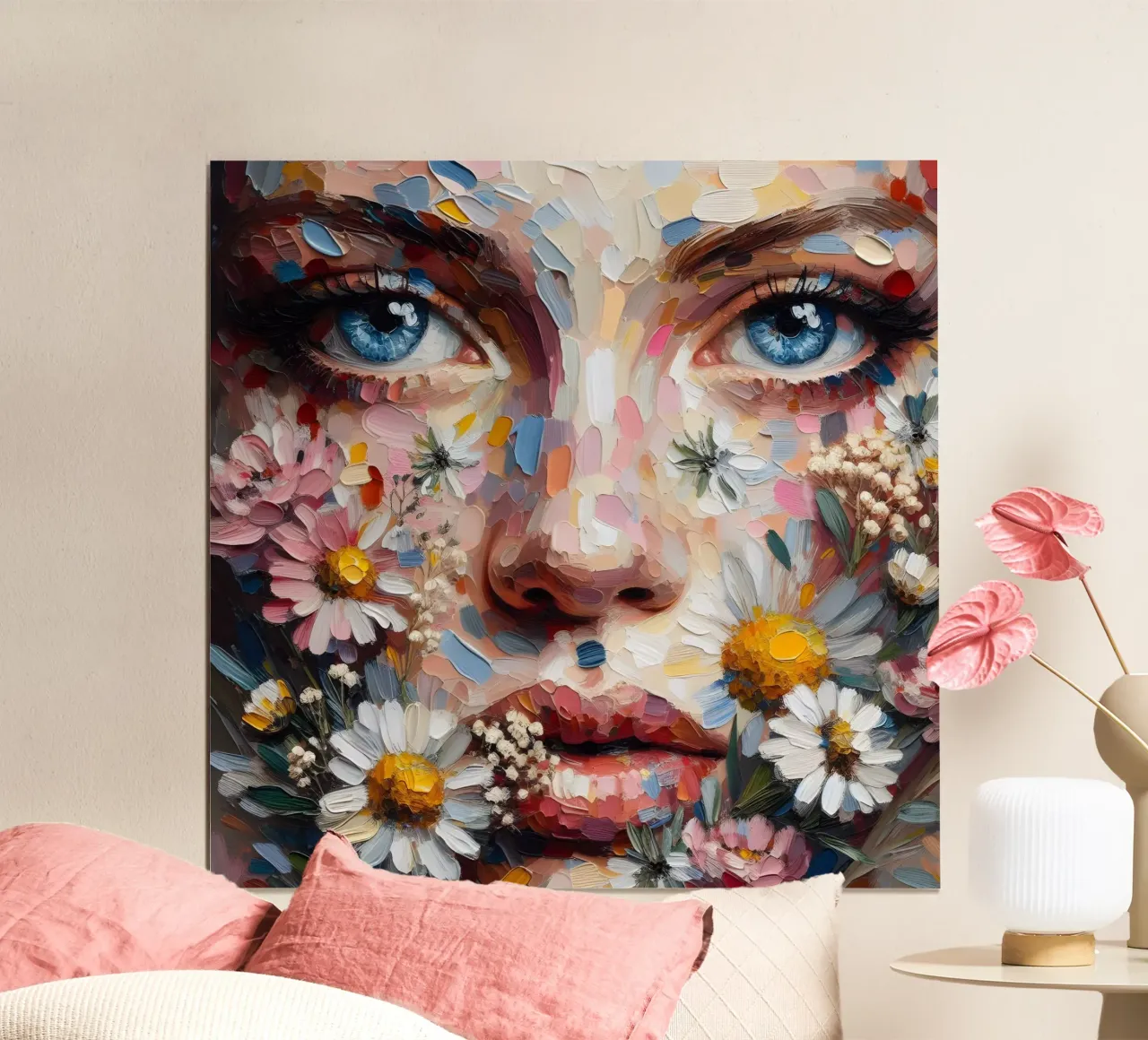 RITRATTO DI FIORI SELVATICI poster da ARTOMATIC