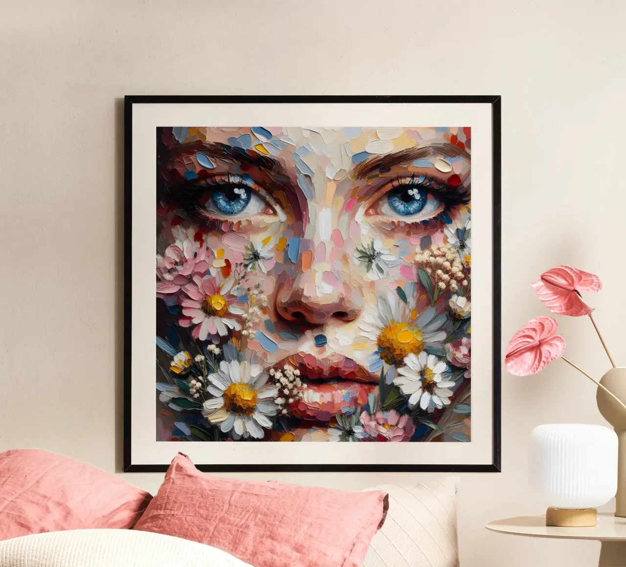 RITRATTO DI FIORI SELVATICI poster da ARTOMATIC