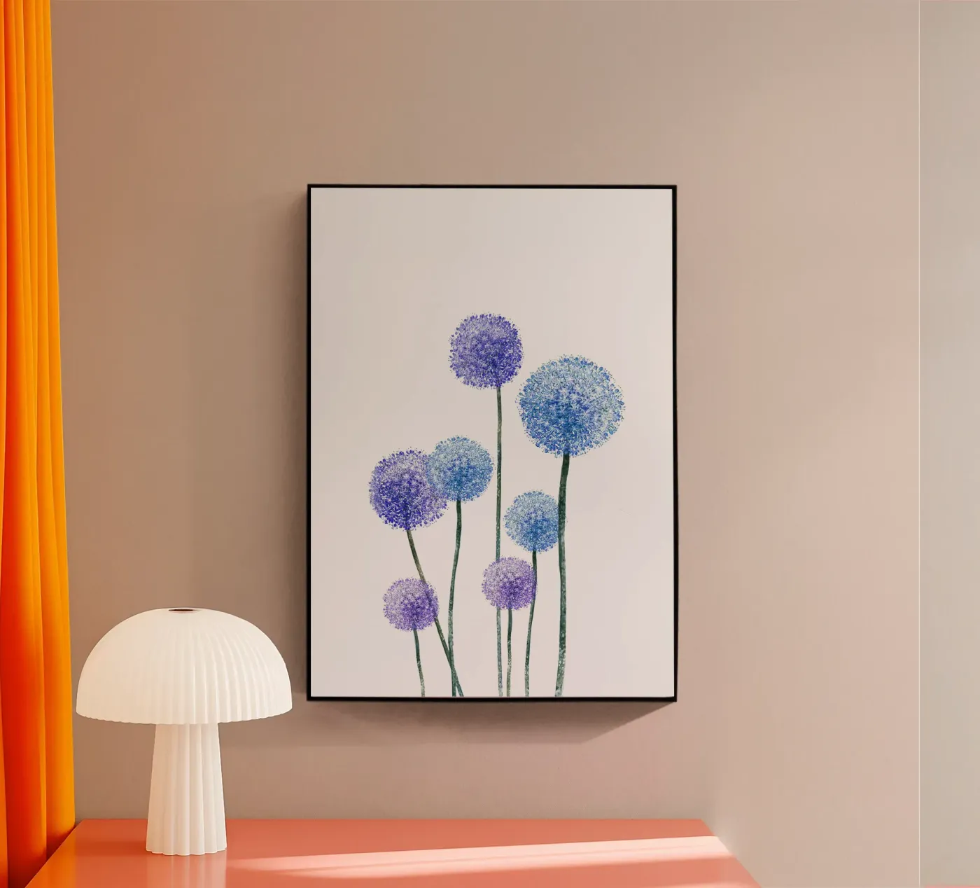 Dandelions acryl van andreas12