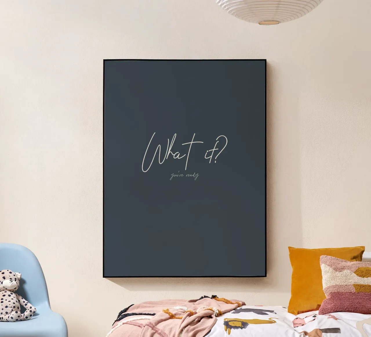 What If? acrylic glass by Between Lines