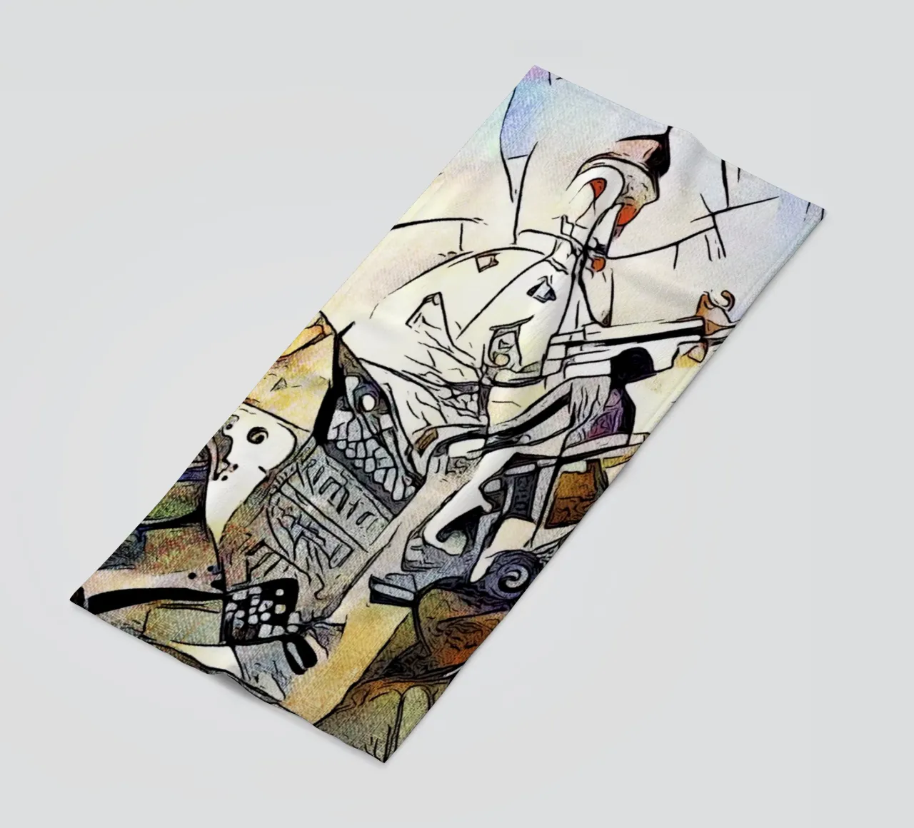 Kandinsky incontra Dresda, motivo 1 telo mare da ZAMART