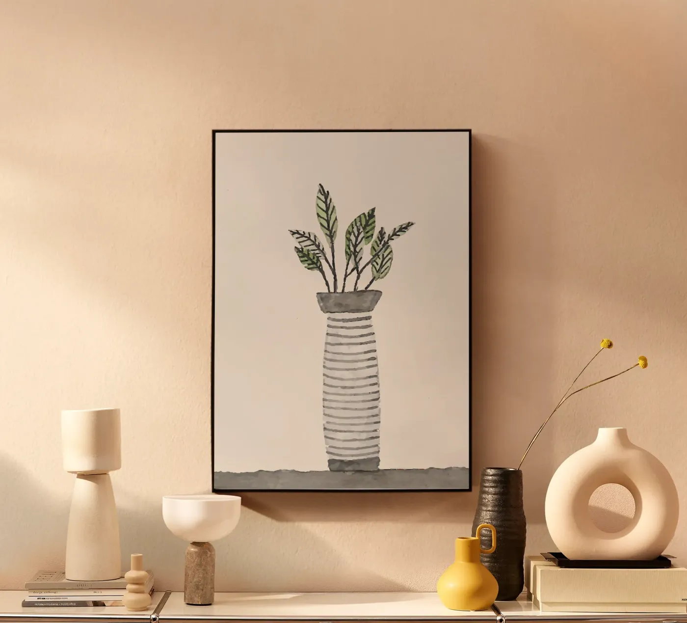 Striped Vase Botanicals plexiglass da andreas12