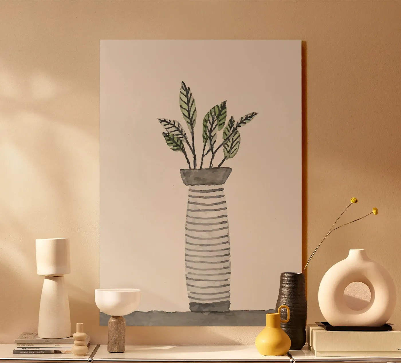 Striped Vase Botanicals plexiglass da andreas12