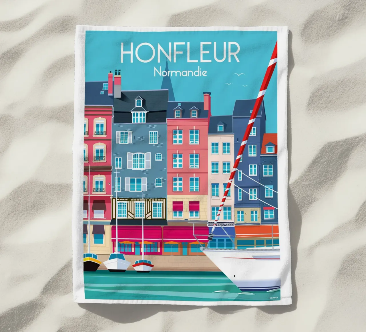 Honfleur telo mare da Raphaël Delerue