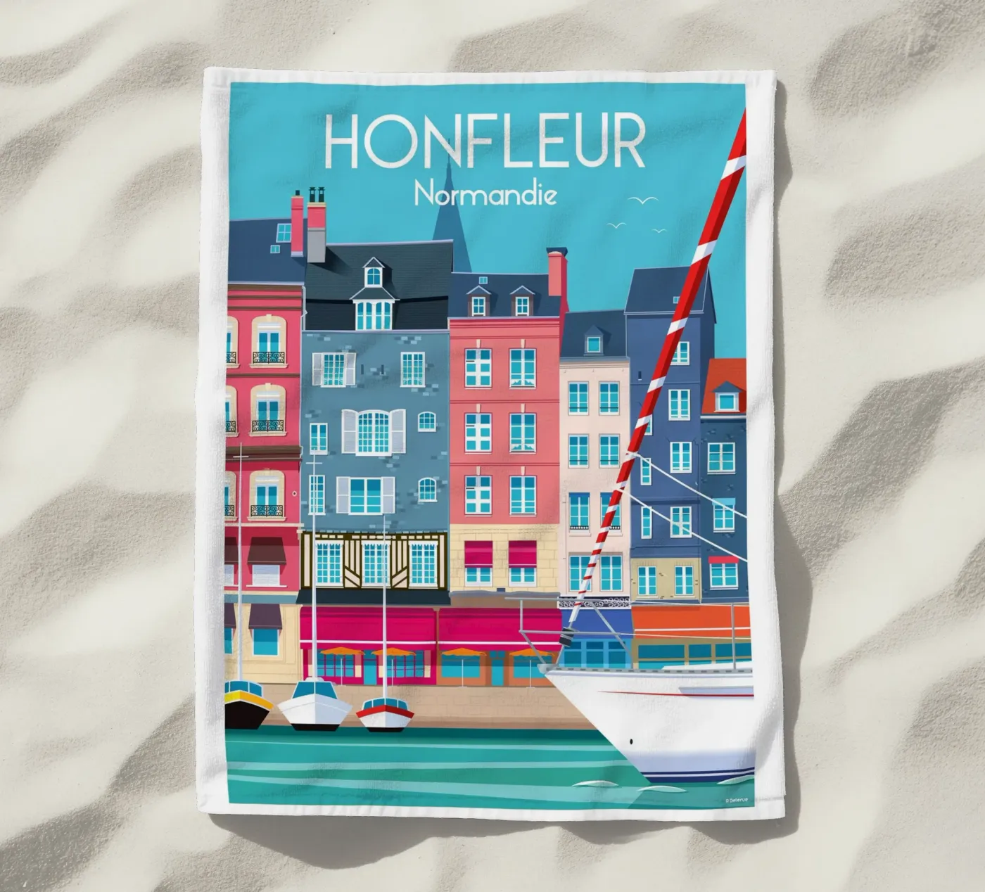 Honfleur telo mare da Raphaël Delerue
