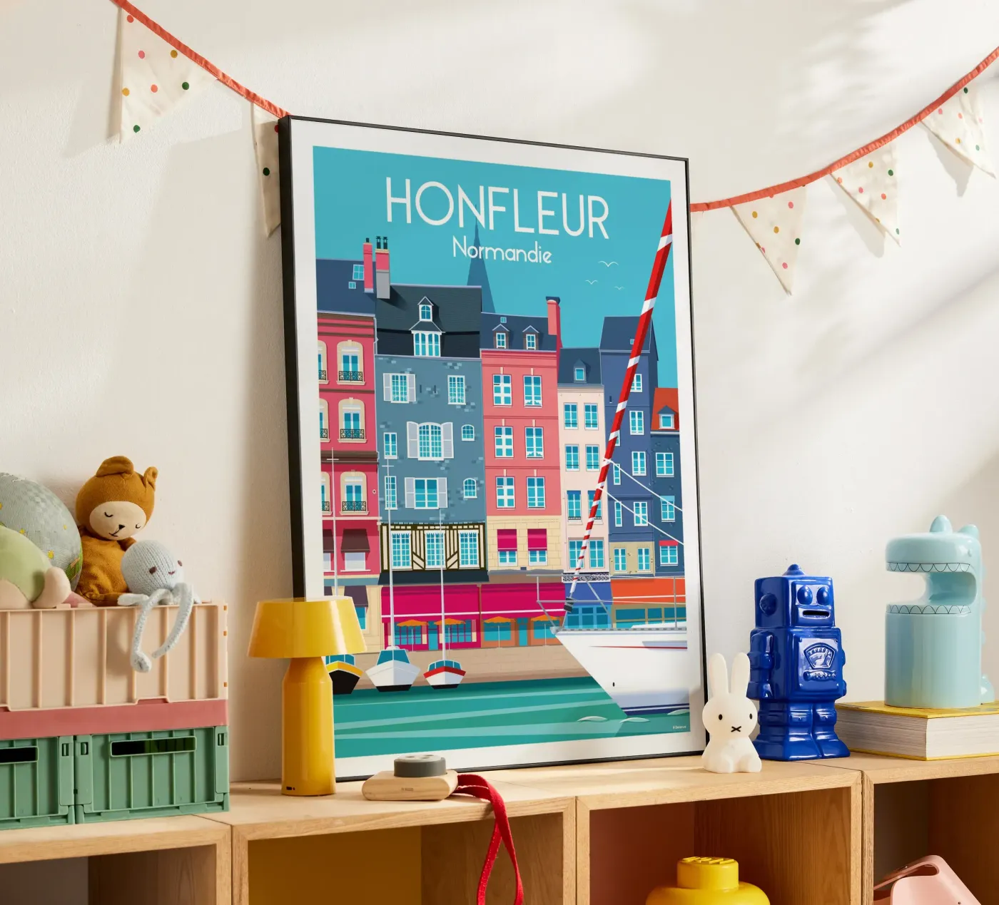 Honfleur alluminio dibond da Raphaël Delerue