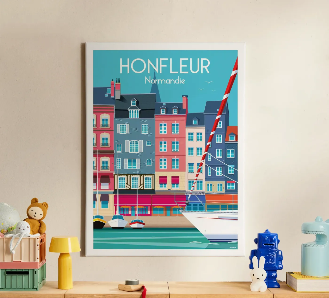 Honfleur tela da Raphaël Delerue