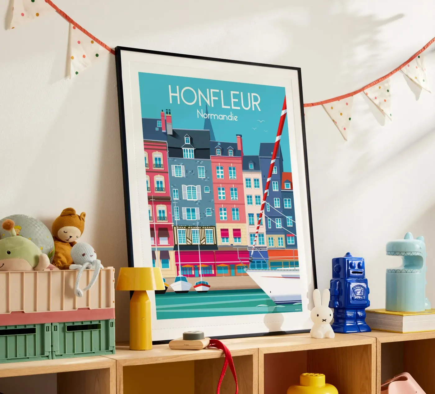 Honfleur poster de Raphaël Delerue