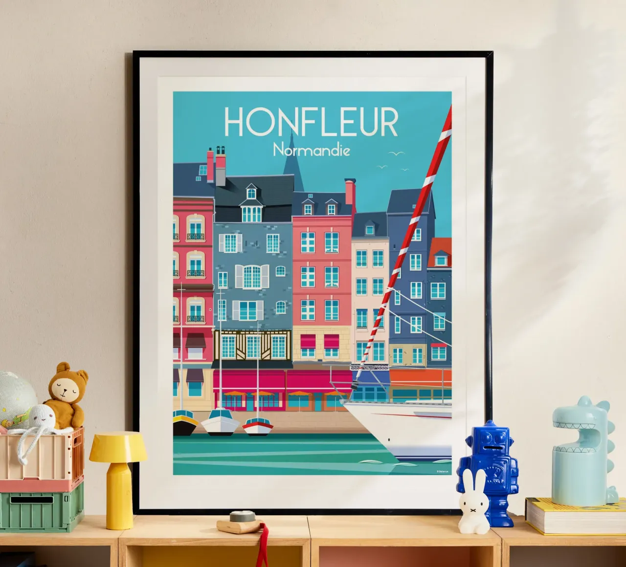 Honfleur poster da Raphaël Delerue