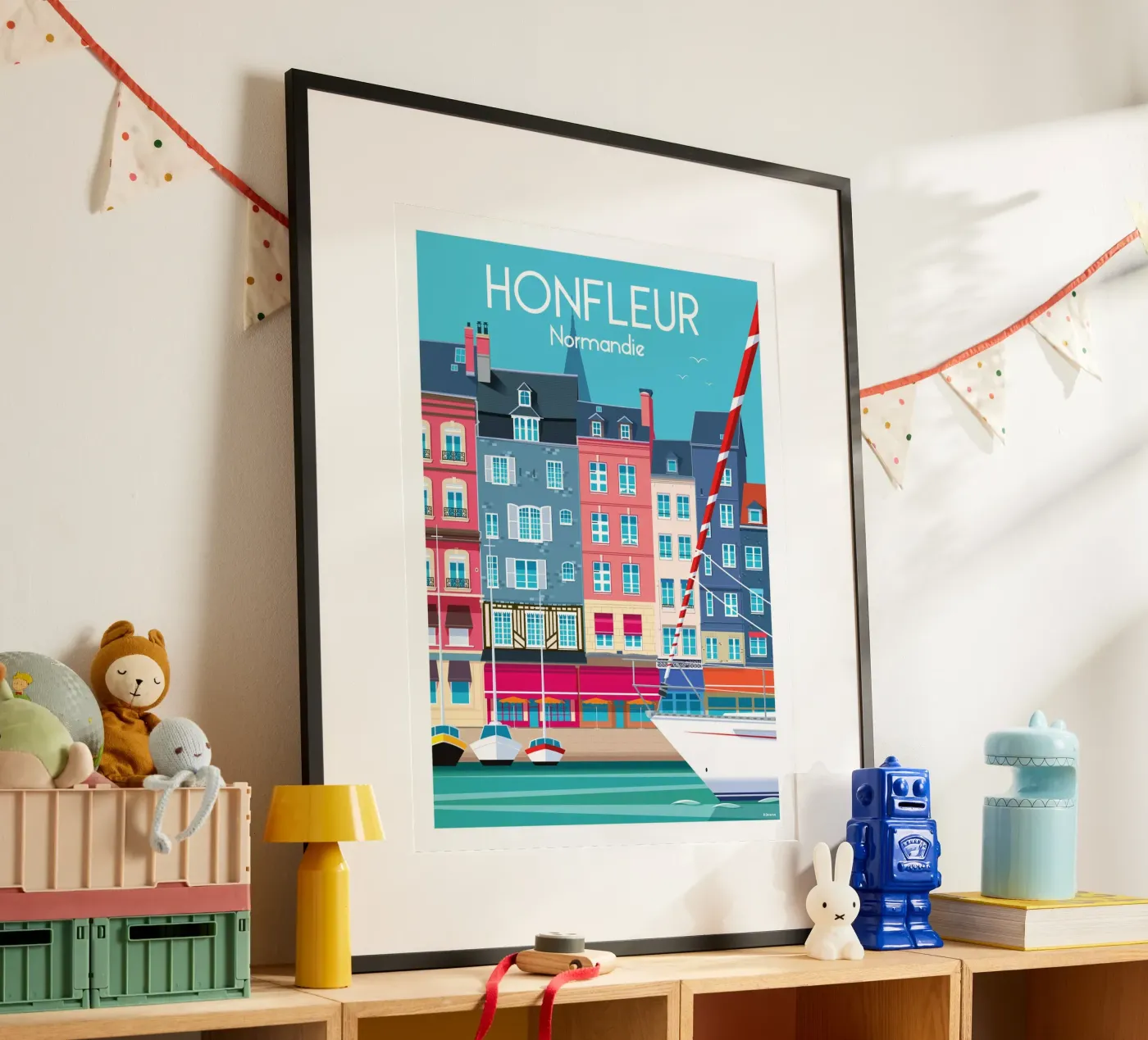 Honfleur poster de Raphaël Delerue