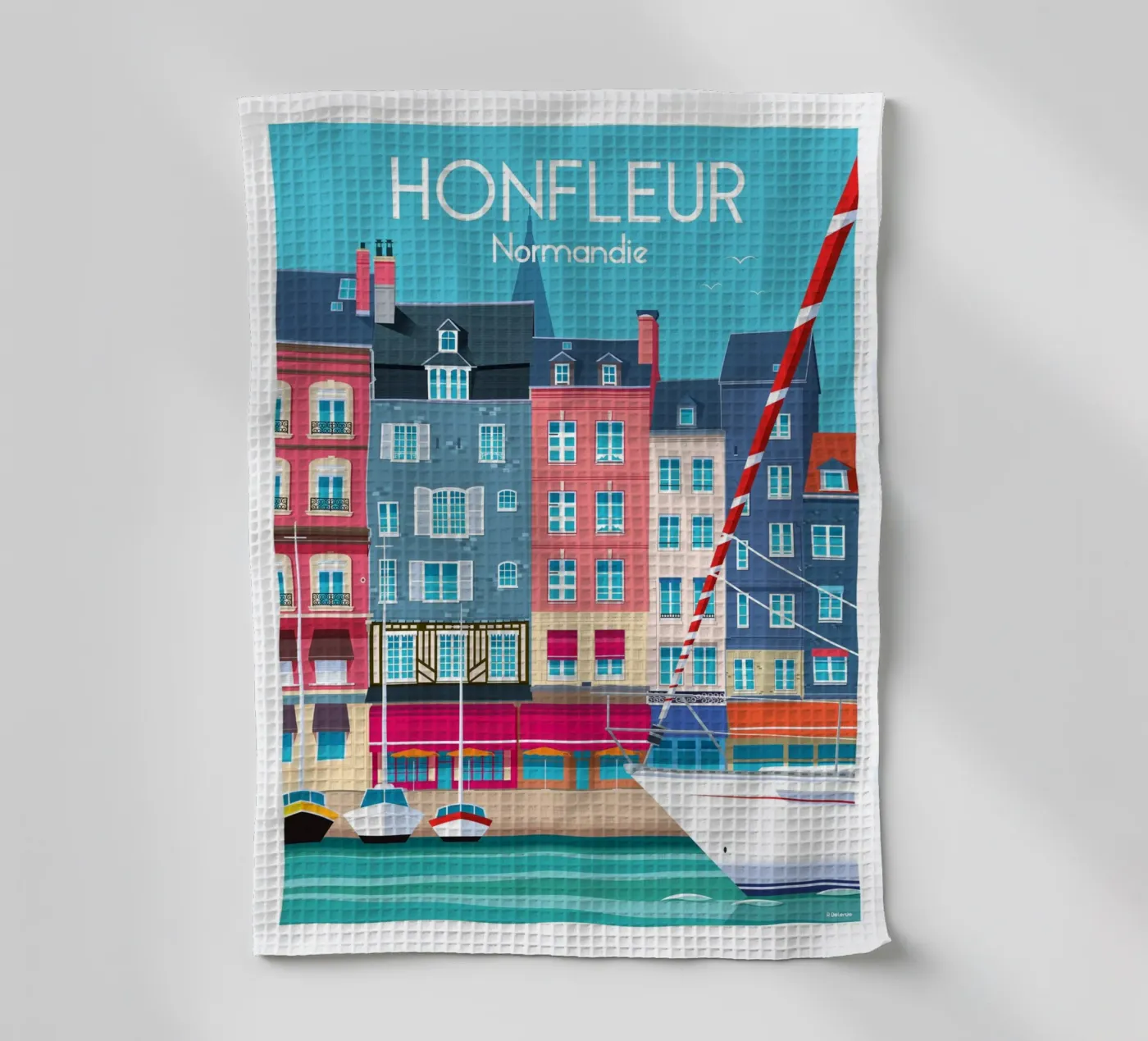 Honfleur torchon de Raphaël Delerue