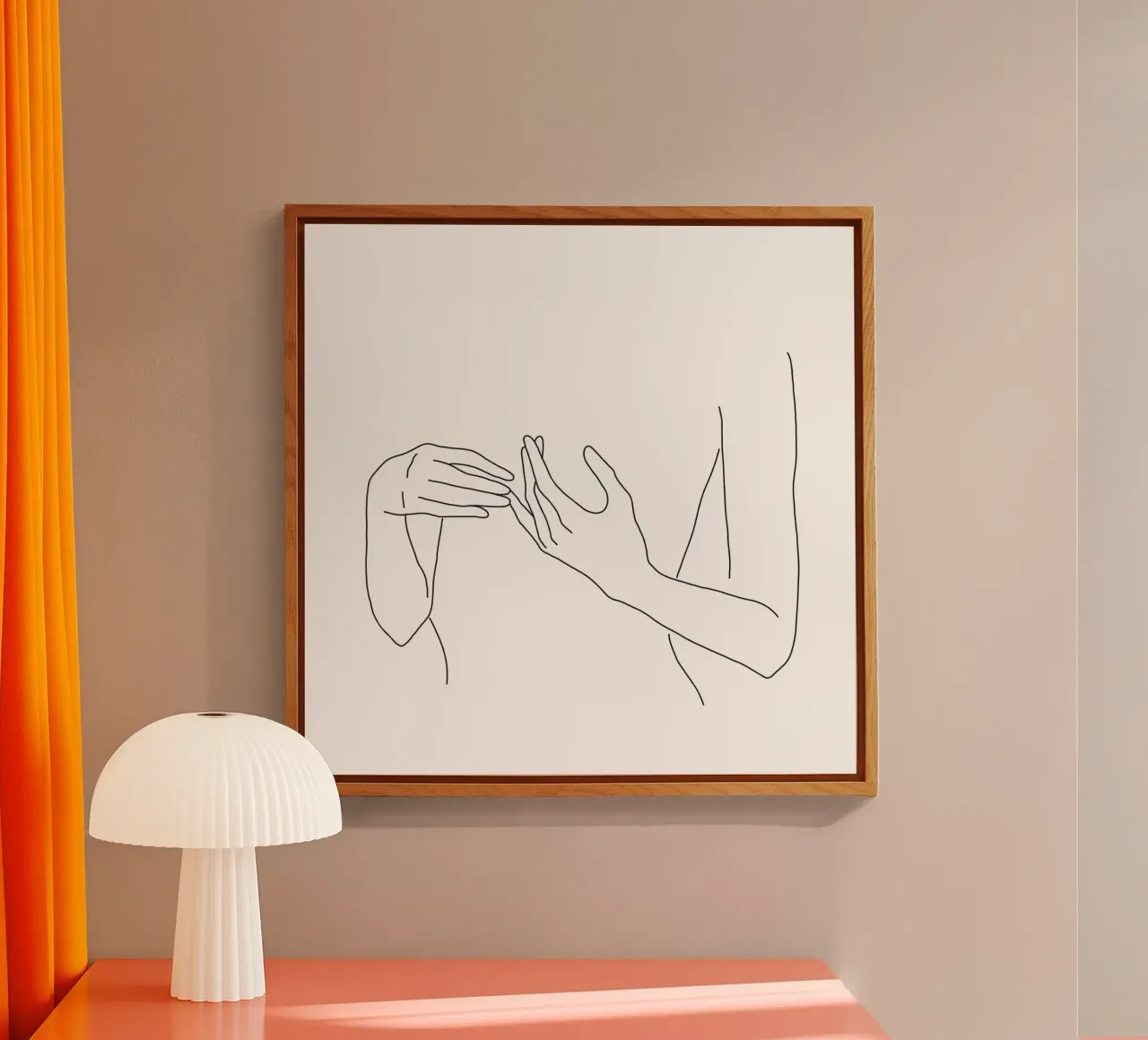 Line Hands acryl van andreas12