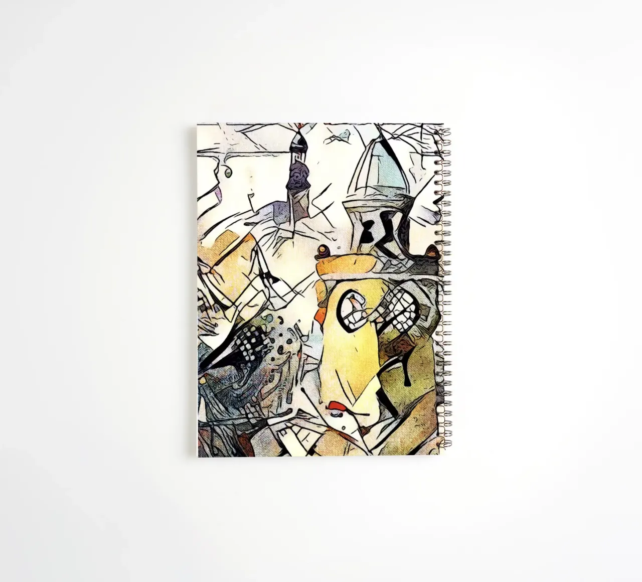 Hamburg my pearl, motif 6 spiral notebook by ZAMART