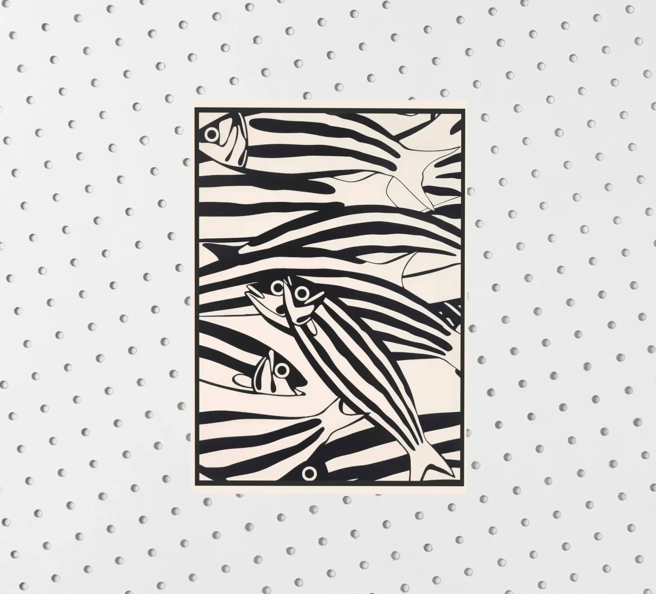 Abstract Fish Pattern sticker by andreas12