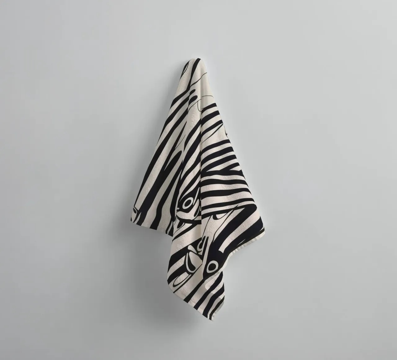 Abstract Fish Pattern towel by andreas12