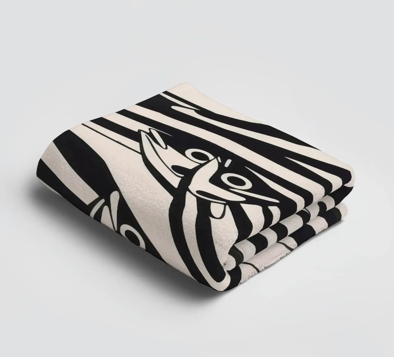 Abstract Fish Pattern towel by andreas12