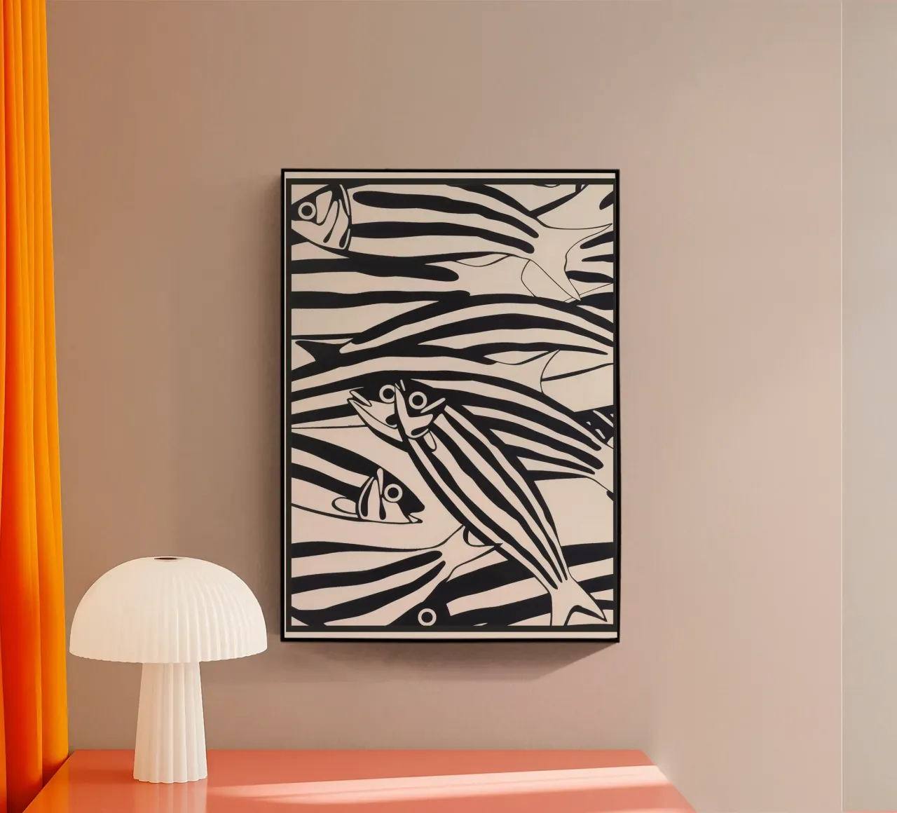 Abstract Fish Pattern plexiglas de andreas12