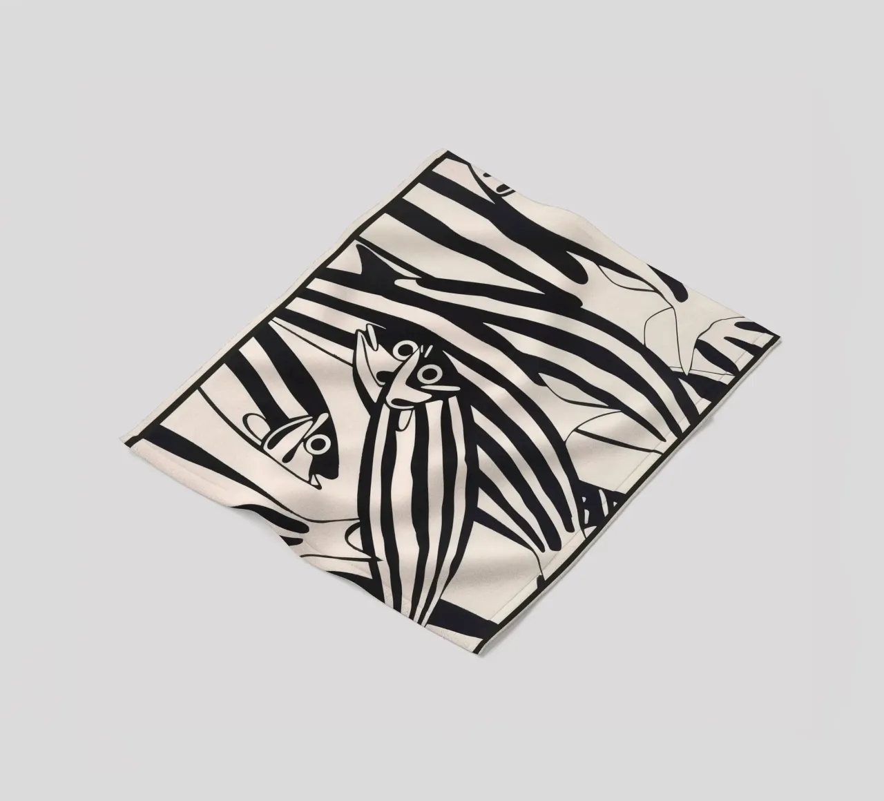 Abstract Fish Pattern Fleecedecke von andreas12