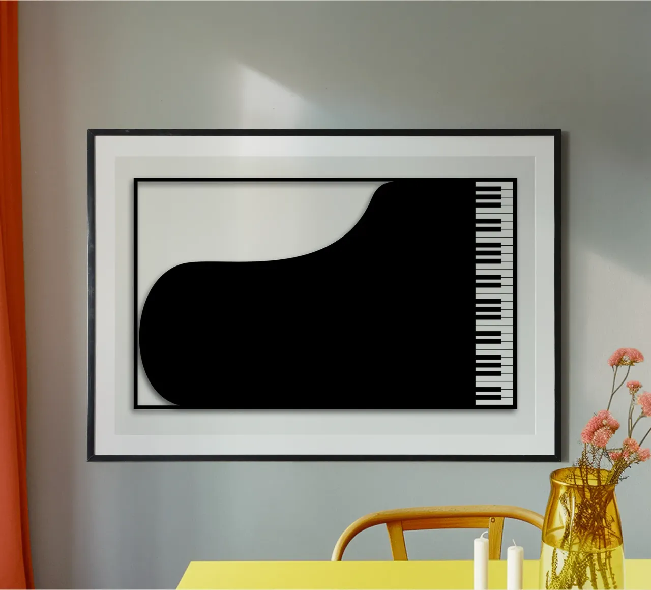 Tra suono e forma poster da Atteloi Art