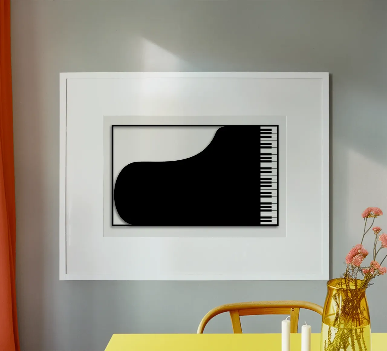 Tra suono e forma poster da Atteloi Art