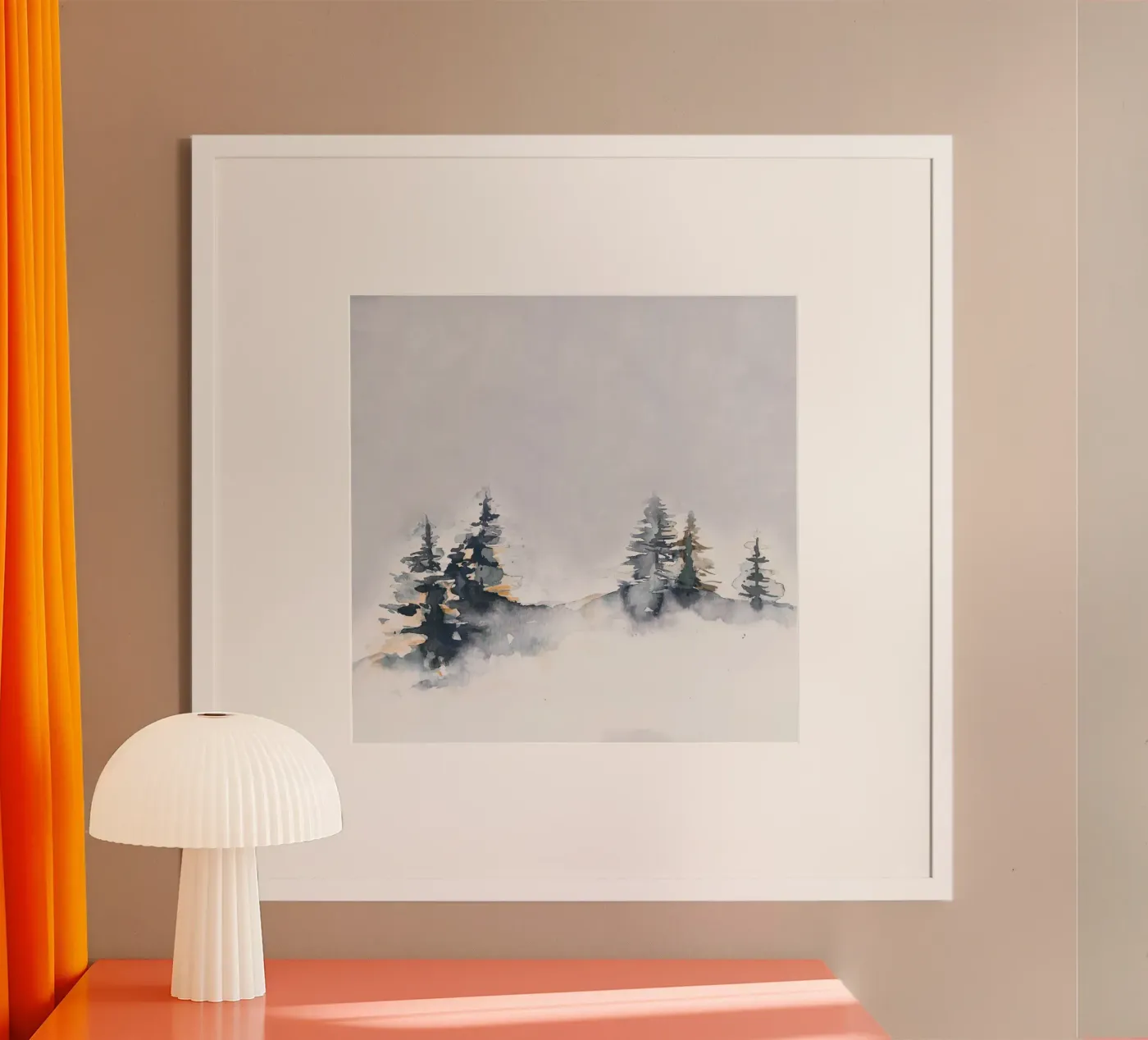 Snowy Pine Forest poster da andreas12