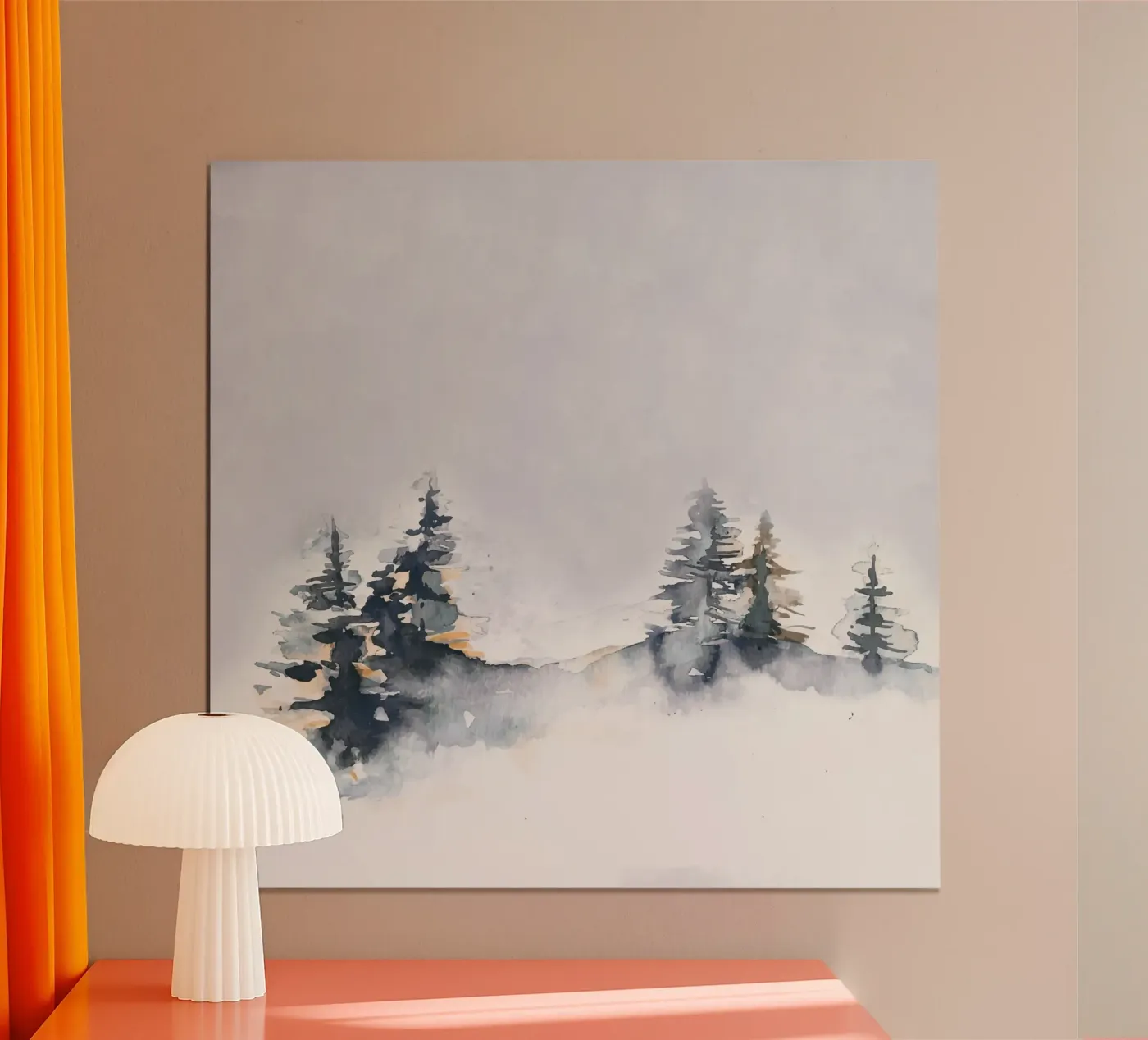 Snowy Pine Forest poster da andreas12