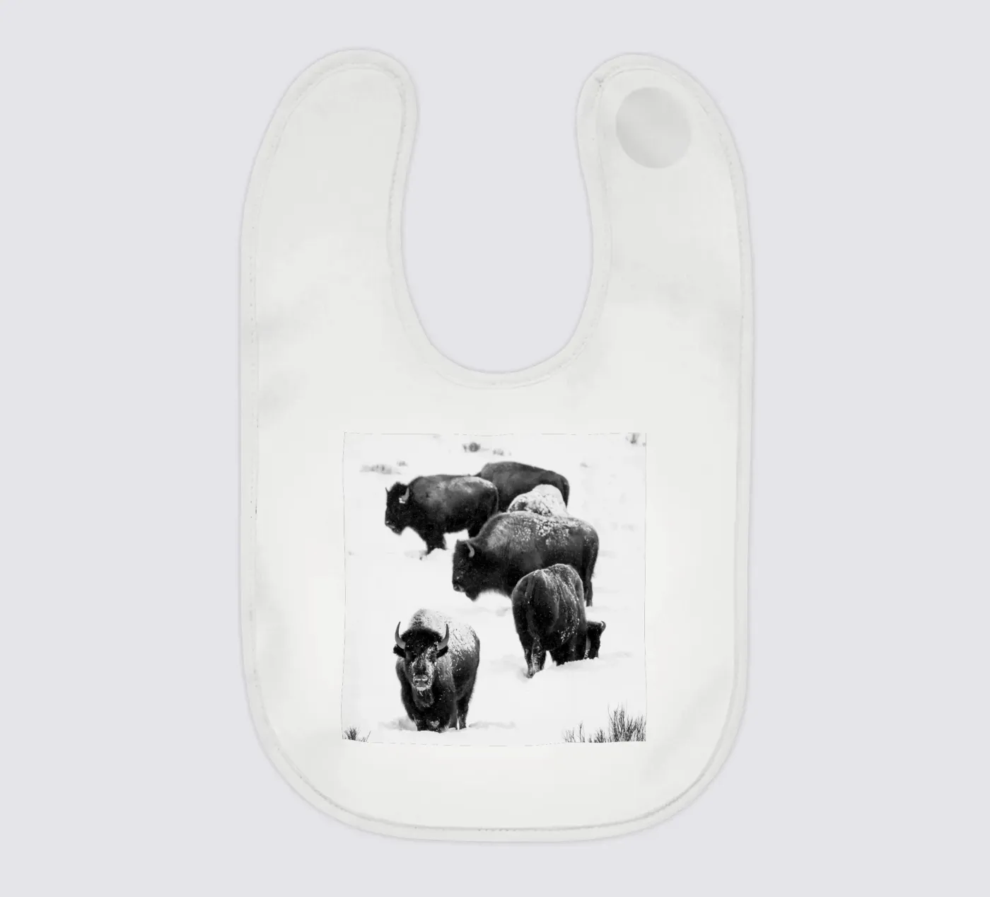 Winter Bison Herd bavaglino da andreas12