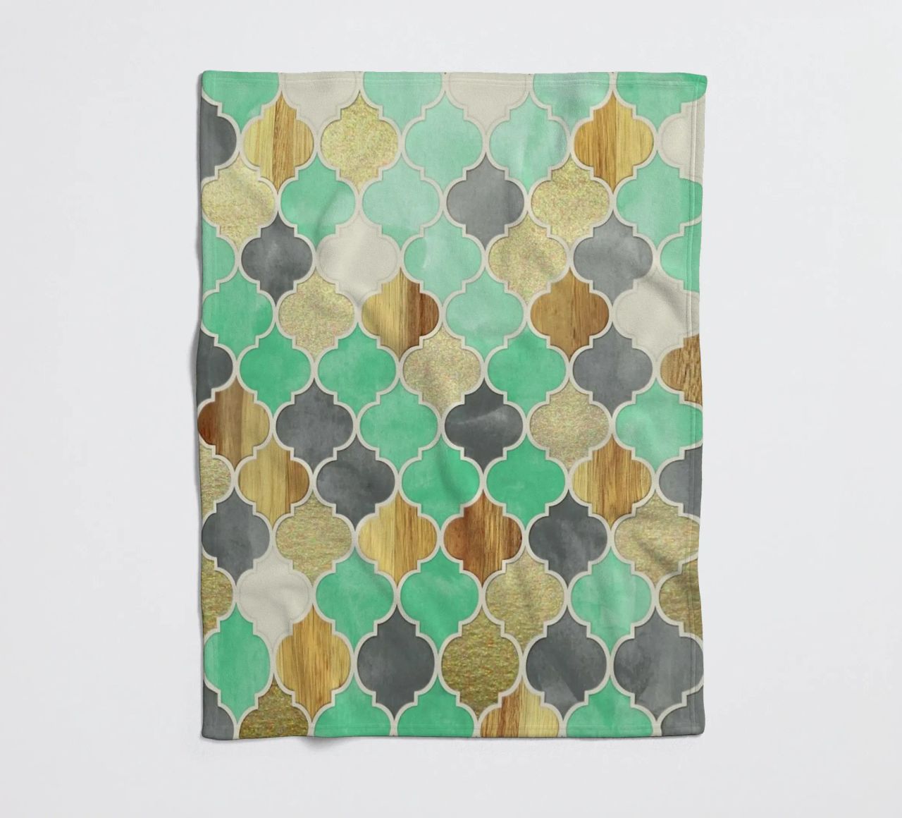 Textured Moroccan Pattern coperta in pile da Micklyn Le Feuvre