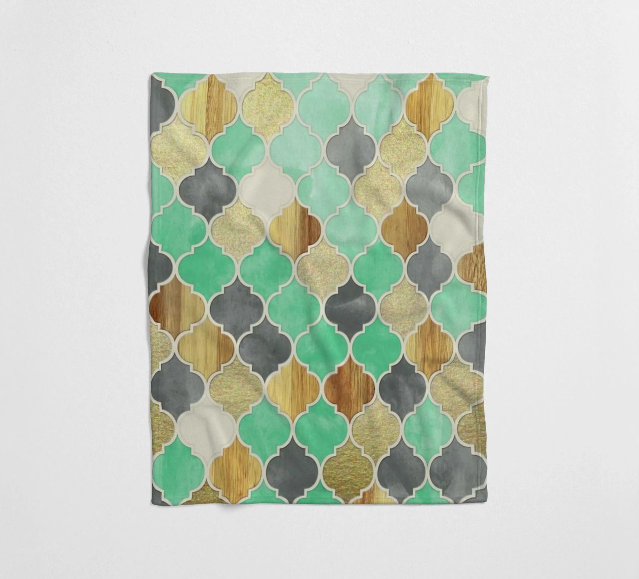 Textured Moroccan Pattern coperta in pile da Micklyn Le Feuvre