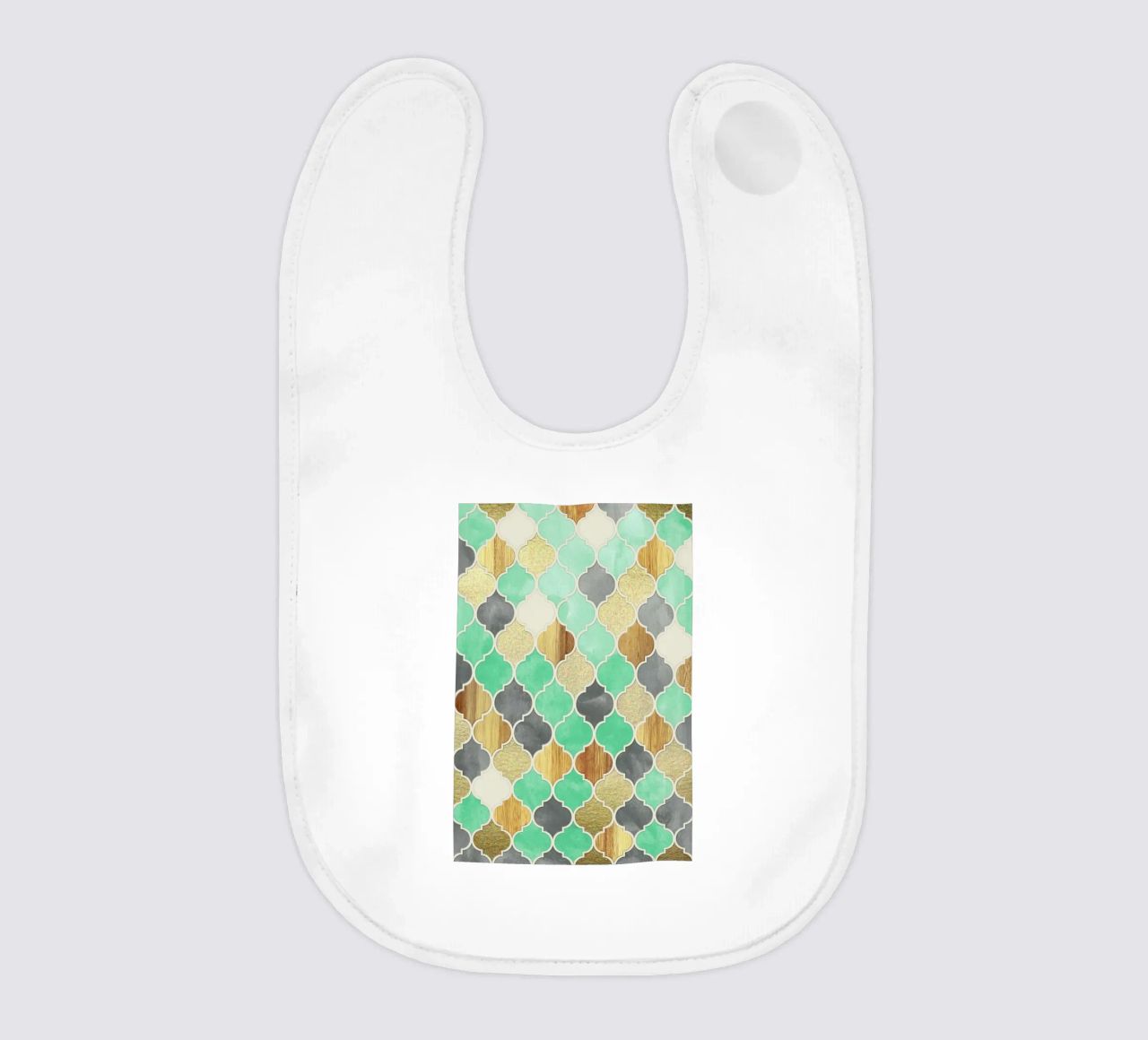 Textured Moroccan Pattern bavaglino da Micklyn Le Feuvre