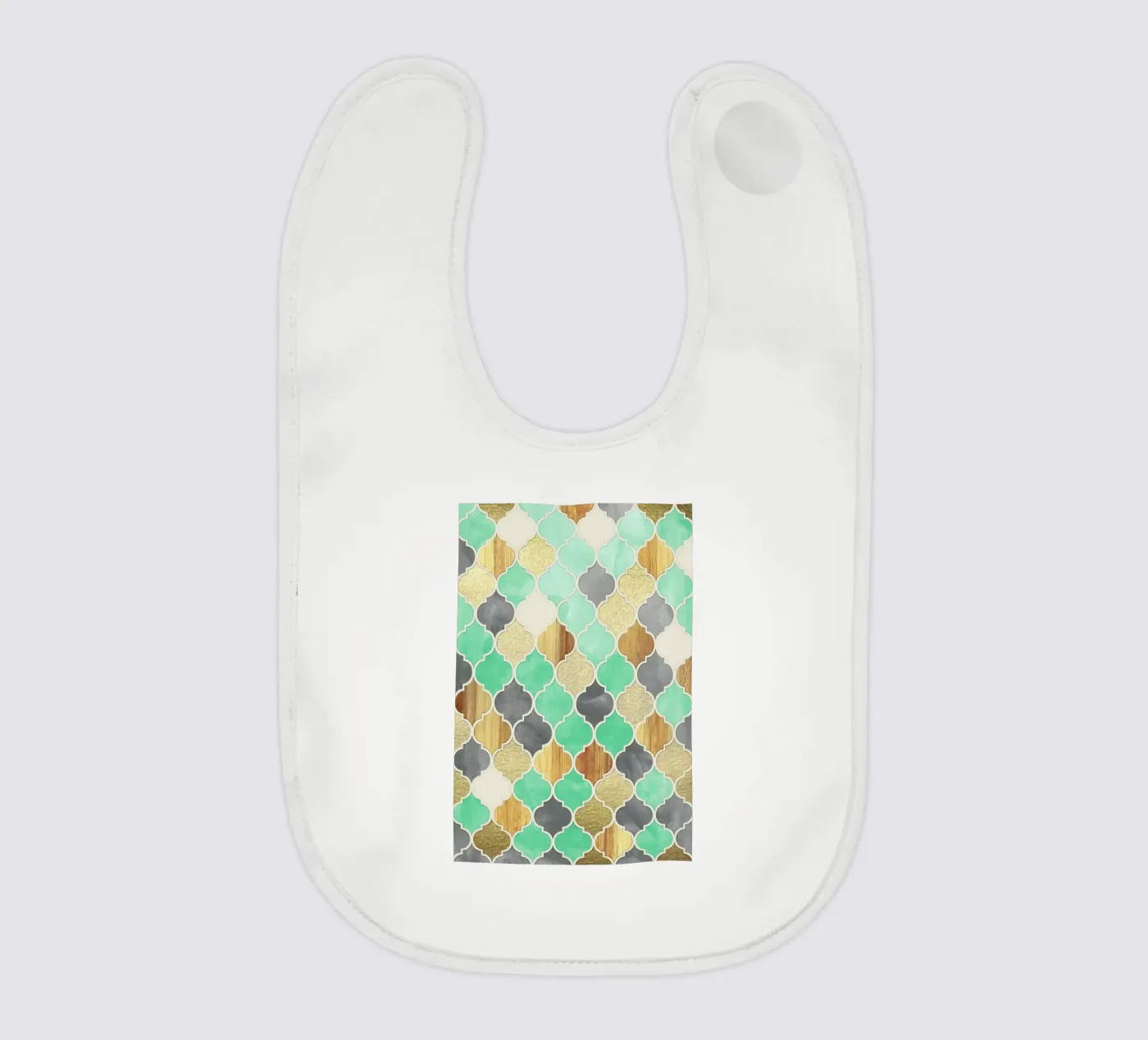 Textured Moroccan Pattern bavaglino da Micklyn Le Feuvre