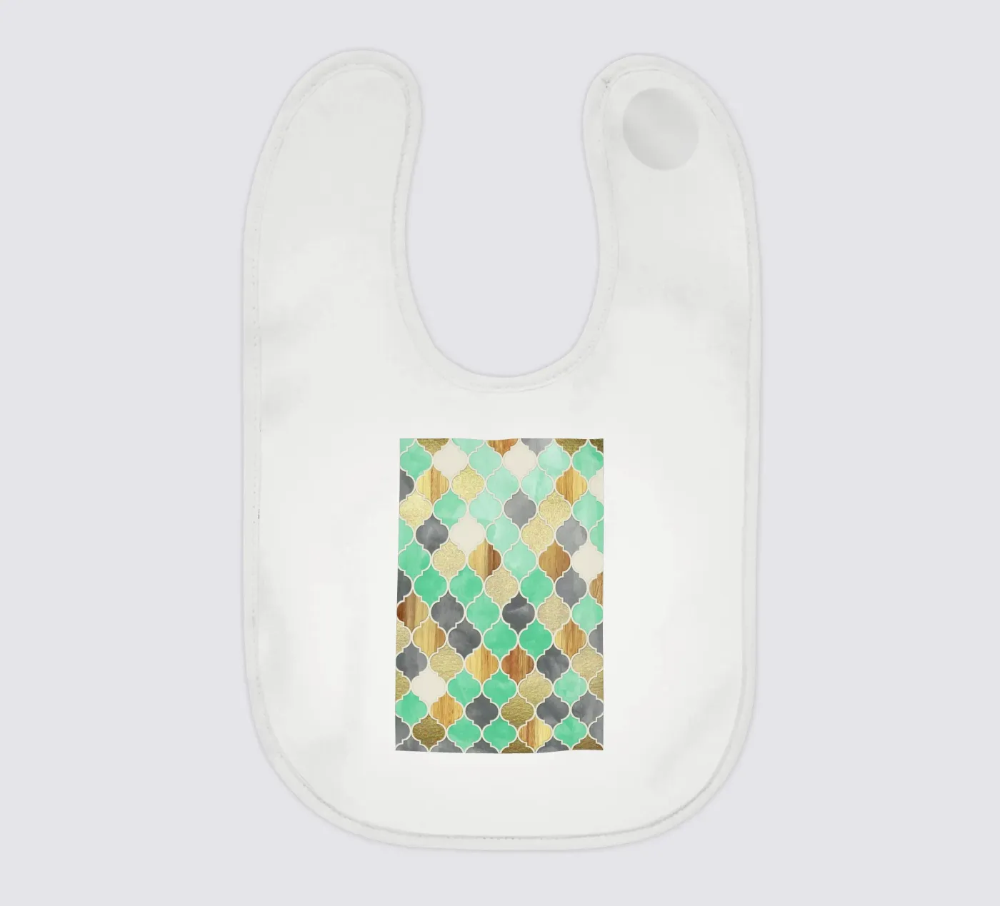 Textured Moroccan Pattern bavaglino da Micklyn Le Feuvre