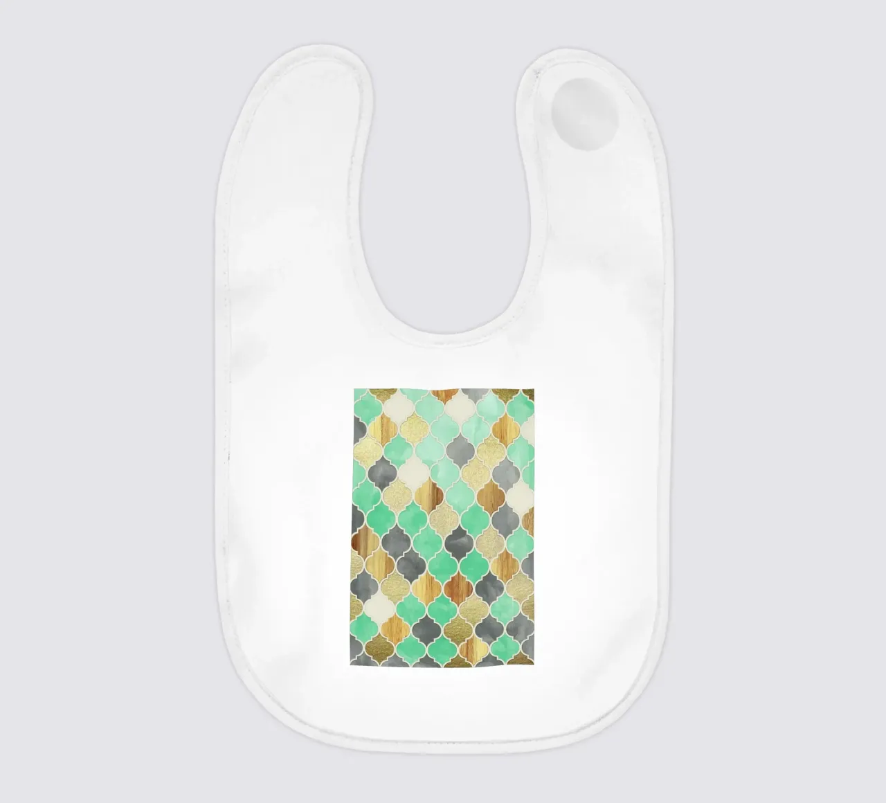 Textured Moroccan Pattern bavaglino da Micklyn Le Feuvre