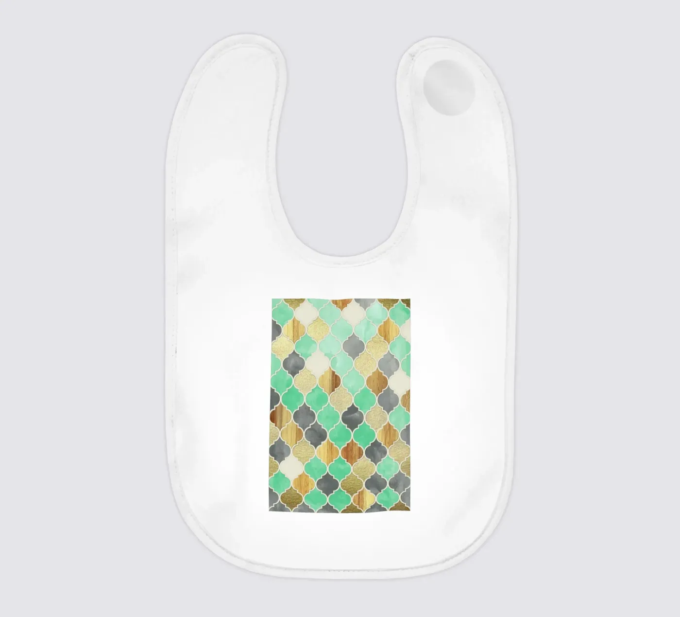 Textured Moroccan Pattern bavaglino da Micklyn Le Feuvre