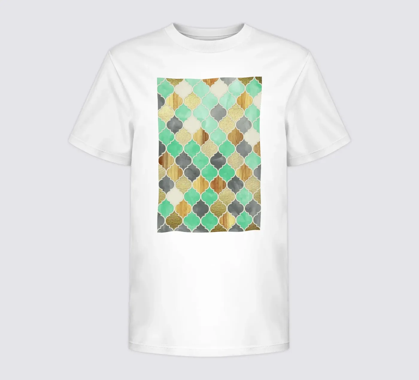 Textured Moroccan Pattern t-shirt bambini da Micklyn Le Feuvre