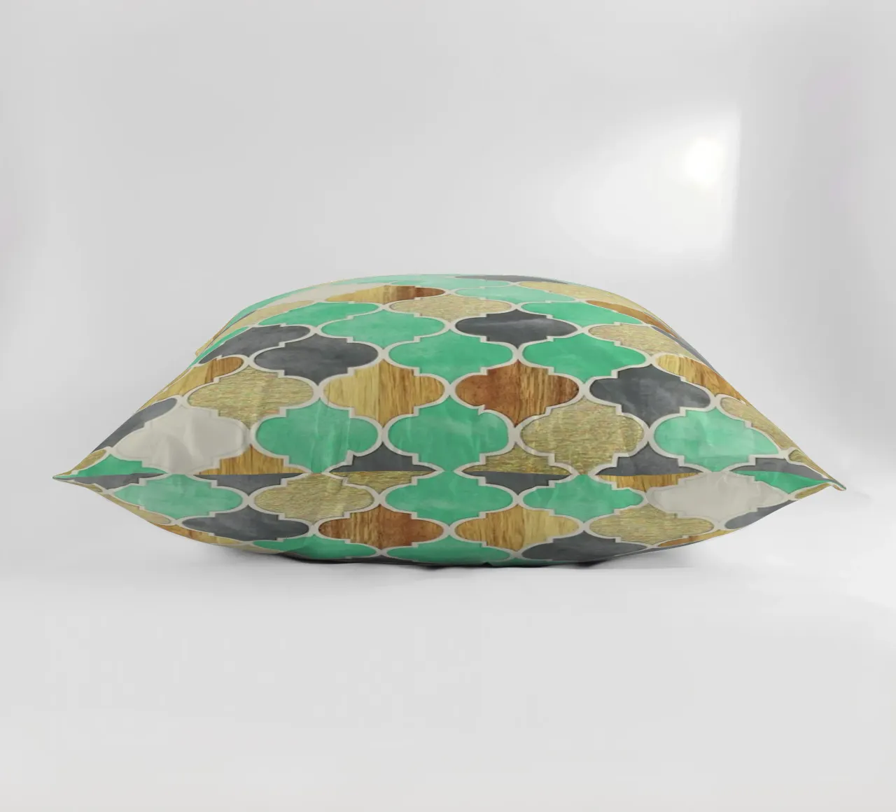 Textured Moroccan Pattern Kissen von Micklyn Le Feuvre
