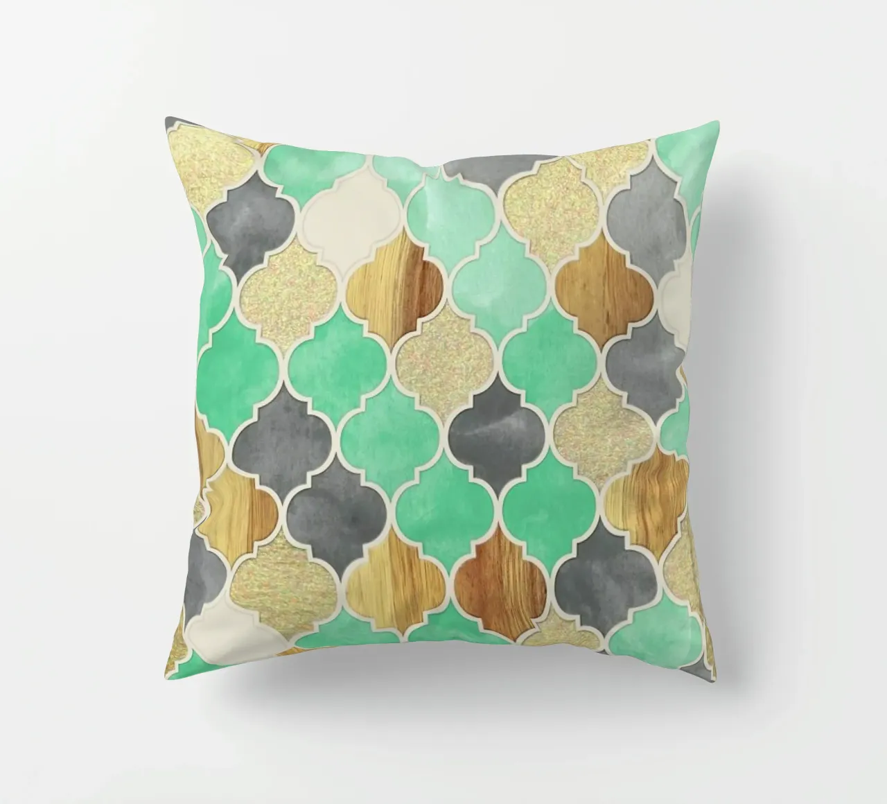 Textured Moroccan Pattern cuscino da Micklyn Le Feuvre